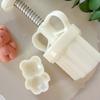Plastic Mooncake Mold Cartoon Hand Press Mold Cookie Tool Muppet Bear Mould  Pastry