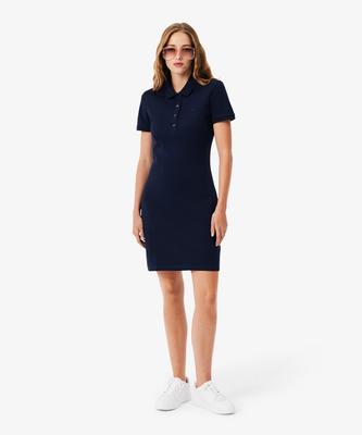 Lacoste Women'S Slim Fit Mini Pique Polo Dress Ef5473-56G 166