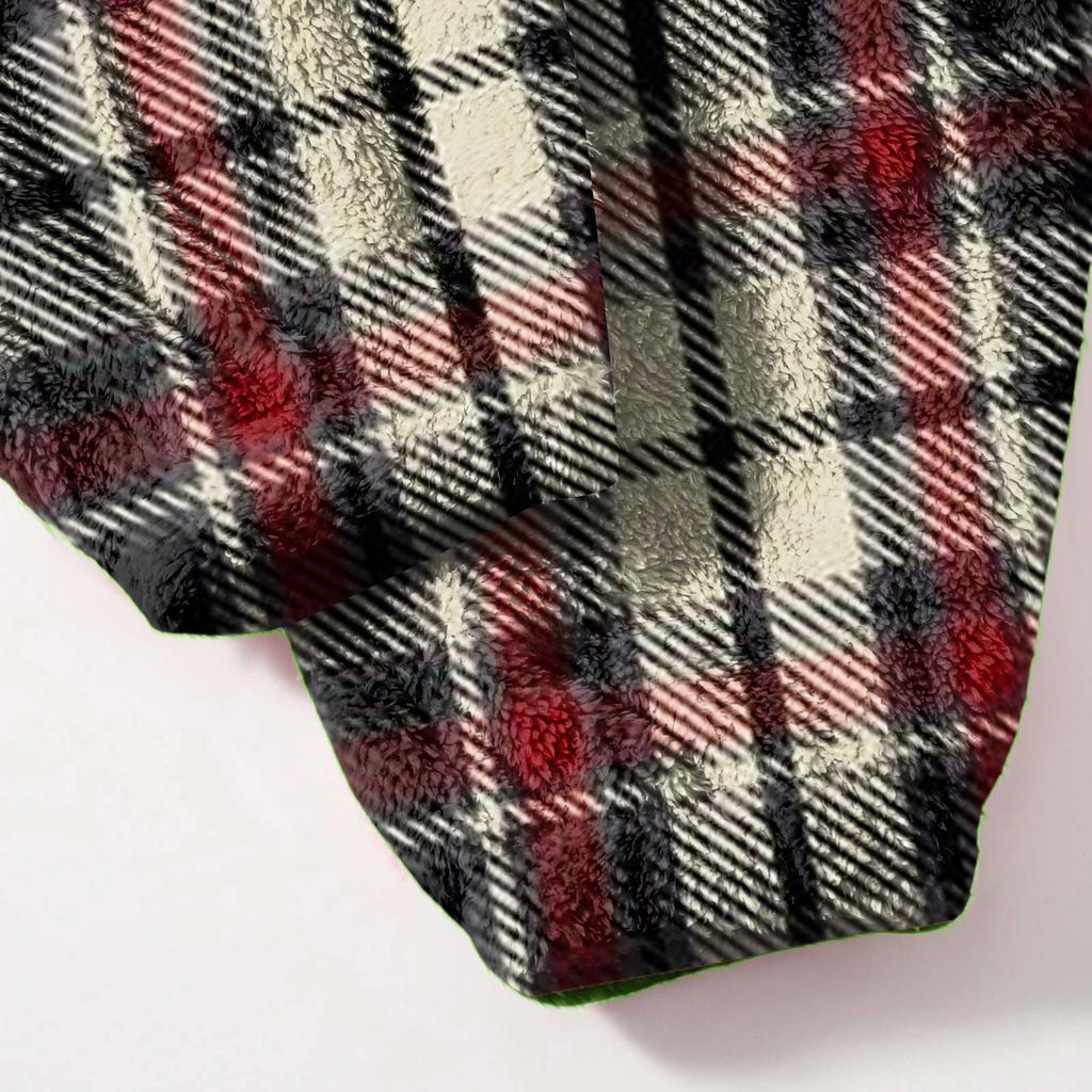 Men's Flannel Pocket Casual Pants, Printed Pocket Casual Pants, Home Sleeping Pants