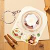 Egg Frying Keychain Diy Egg Flipping Machine Pendant Mini Creative Frying Pan Stress Relieving Gift