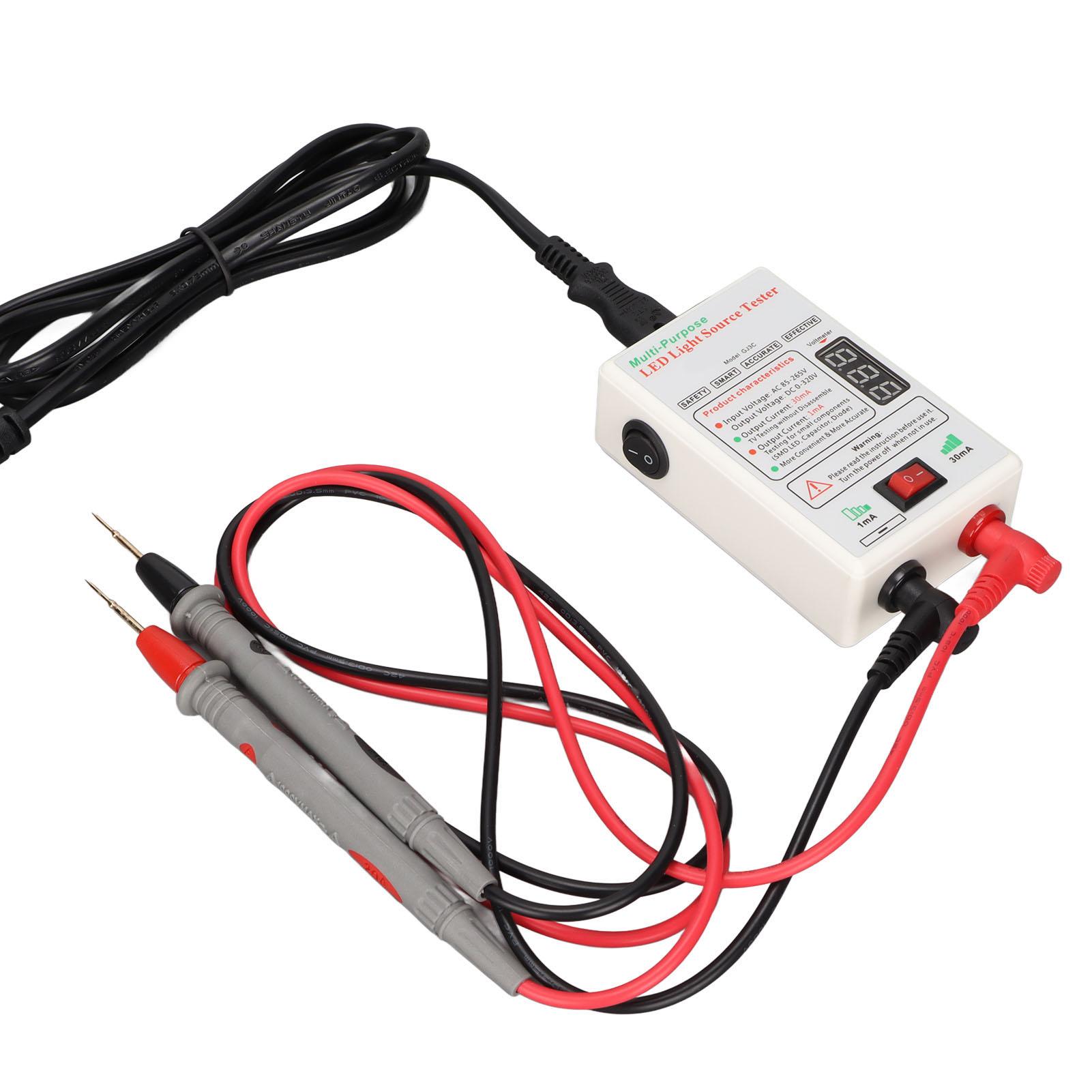 

Світлодіодний тестер, багатоцільовий тестер джерел світла для РК-телевізорів, ремонт світлодіодного освітлення, штекер ЄС 100‑240 В US Plug