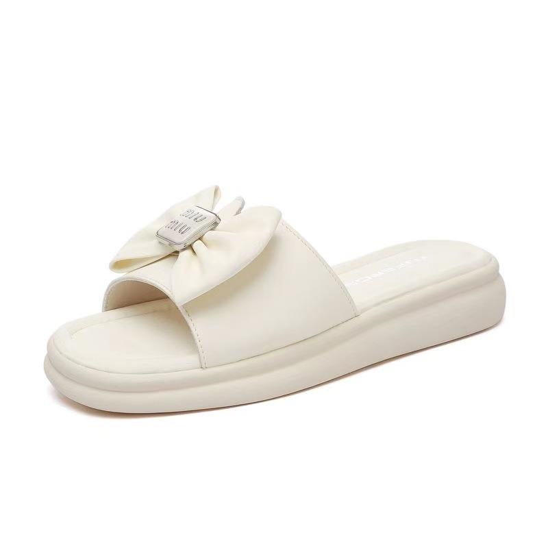 New fashionable high-end slippers muffin bottom office shoes drag platform sandals women wear platform slippers women