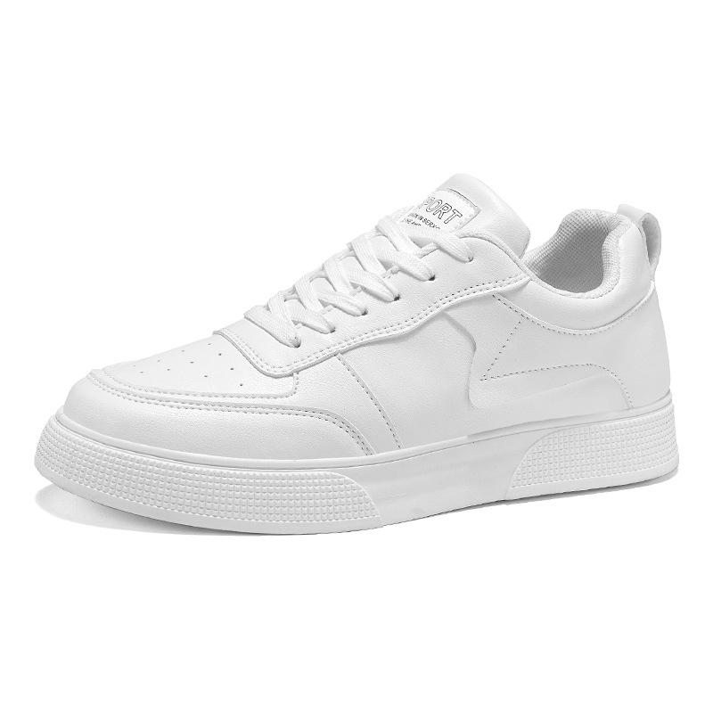 

Men s shoes new sports little white shoes men s leather surface casual low-top board shoes spring and autumn Korean version trendy student tide shoes 39