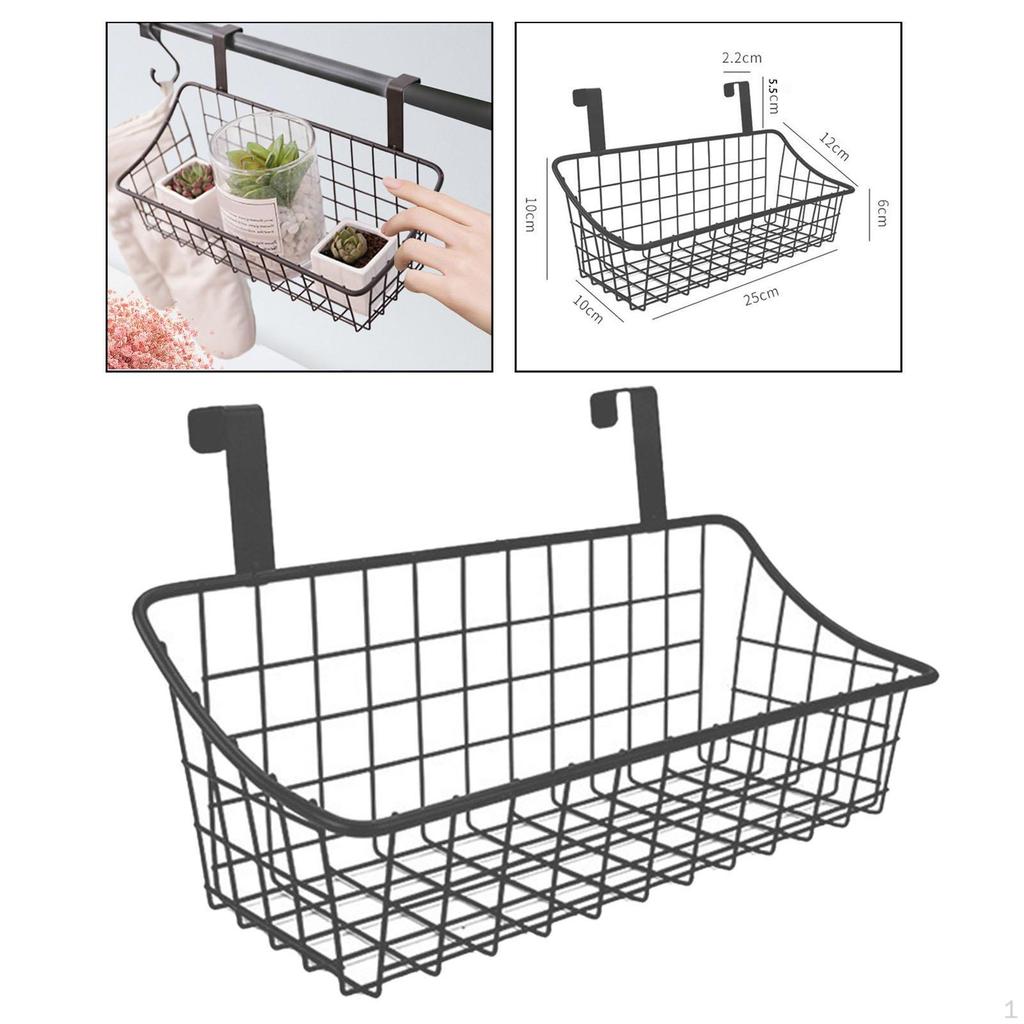 Farmhouse Hanging Storage Basket for Kitchen And Bathroom Organization