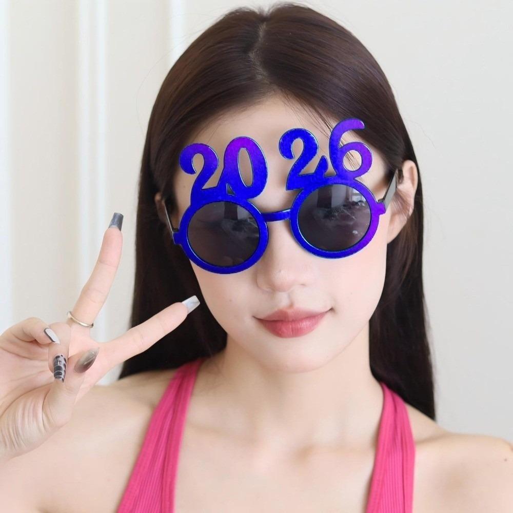 Shiny Christmas Glasses Sweet New Year Decorative Sunglasses Party Decoration