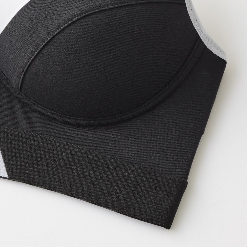 Adidas Wireless Cotton 3D Molded AP7655 Bra, Sweat-Wicking, Quick-Drying, Blend, Cup,