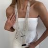 Long Beaded Necklace Bohemian Multi-layer Rice Bead Multilayer Necklace  Fashion Necklace
