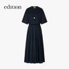 Edition 2025 Summer Two-Piece T-Shirt A-Line Dress with Elephant Necklace