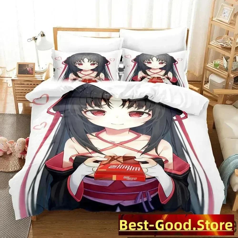 Comforter Anime Unbreakable Machine-Doll Bedding Set Bed Set Comforter King Queen Size Boys Adult
