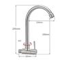Easy Installation Wall Mounted Faucet 304 Stainless Faucet 304 Stainless Steel