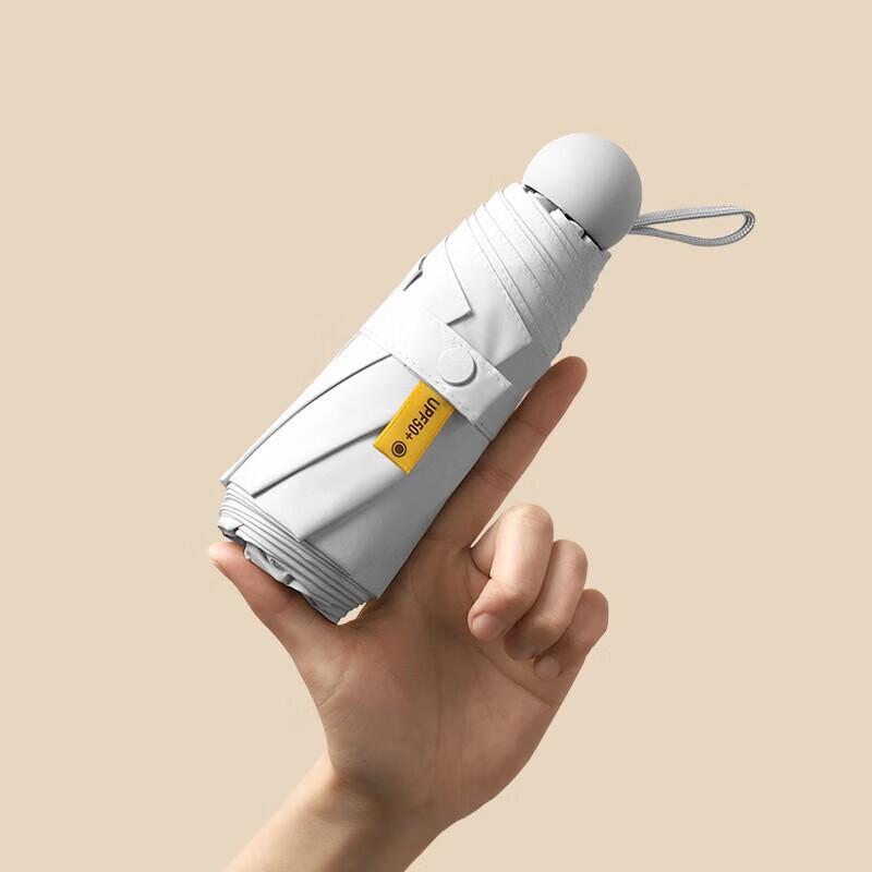 Maydu 5-Fold Automatic Mini Capsule Travel Umbrella with UV Protection