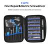 Lithium Electric Screwdriver, Small Portable Cordless Power Screwdriver Set, 152 in 1 Precision Screwdriver Set, Mini
