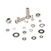 320Pcs Stainless Steel SS304 Screws an Head Screws Nuts Bolts Assortment Kit M2 M2.5 M3 M4 M5 Metic Nut and Bolt Assortment