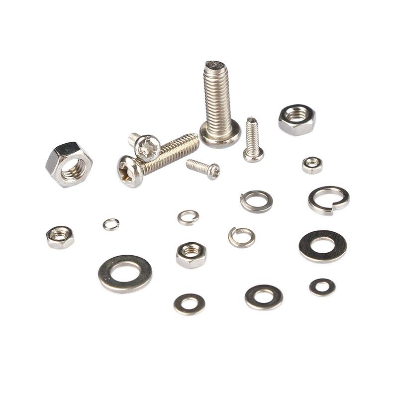 320Pcs Stainless Steel SS304 Screws an Head Screws Nuts Bolts Assortment Kit M2 M2.5 M3 M4 M5 Metic Nut and Bolt Assortment