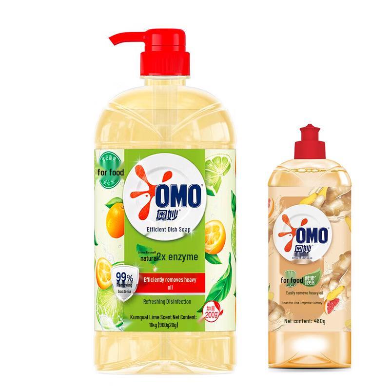 Omo High-Efficiency Dishwashing Liquid Bundle