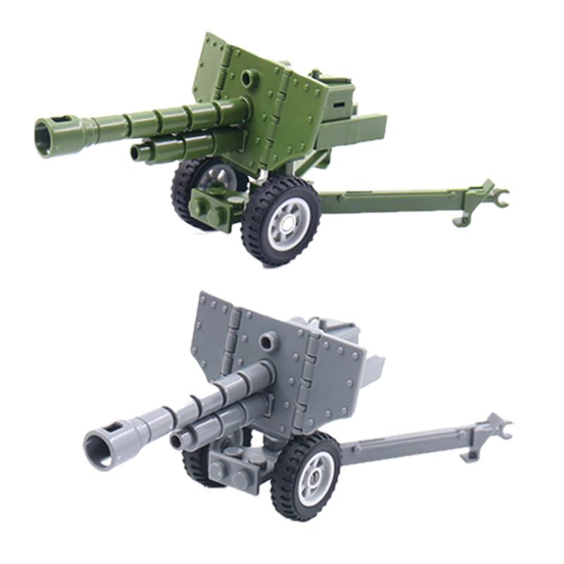 MOC Military Building Block Set Weapons War Army Accessories Soviet Army Characters Cannon Carts Launchers Tents Block Bricks Gift Presents Toy