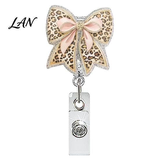 Strawberry Badge Reel Nurse Reel, Funny Retractable Glitter Acrylic Name Tag Holder with Decorative Clip, Sparkly Cute ID Card for Teachers
