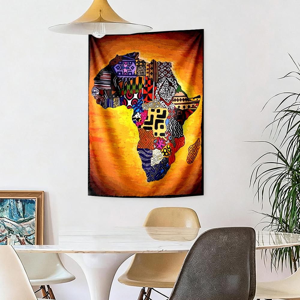 Afrikanischer Stil Wanddekoration Wandteppich Kunst Für Haustier-Gedenken Geburtstag Hochzeitsparty Hintergrund Familiengeschenk