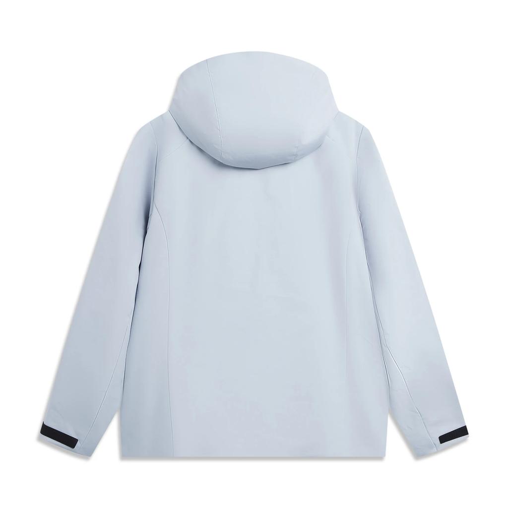 Li-Ning Outdoor CF Waterproof Hooded Zipper Three-In-One Solid Color Windbreaker Women Outerwear AWBV092-1