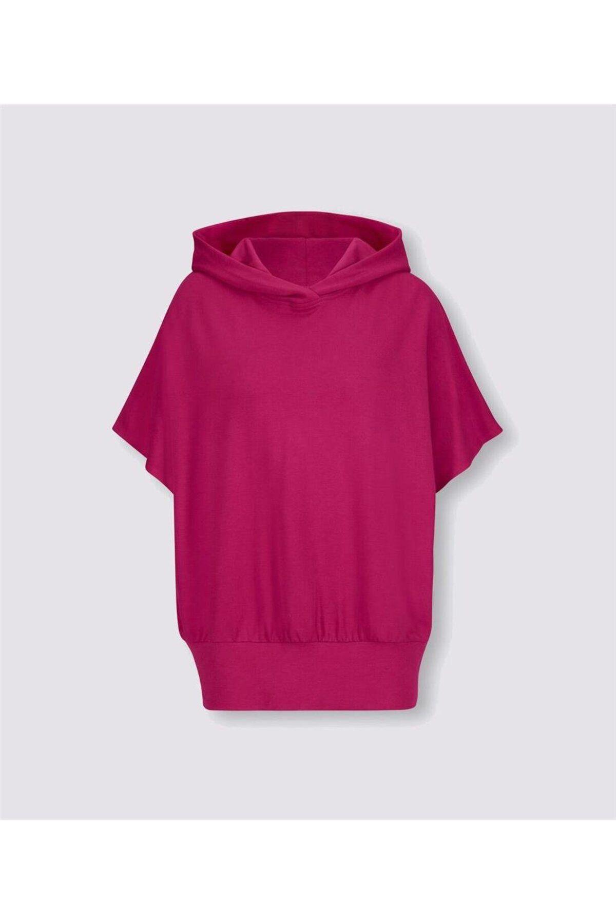 

Women s Style Big Size Sweatshirt Bulalgiy Pink Hooded Bat Sleeve Sweatshirt - Bga447307 XL