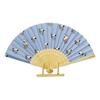 PEANUTS Folding Fan Cream with Storage Bag PNSEN3 / (Ice Pattern)