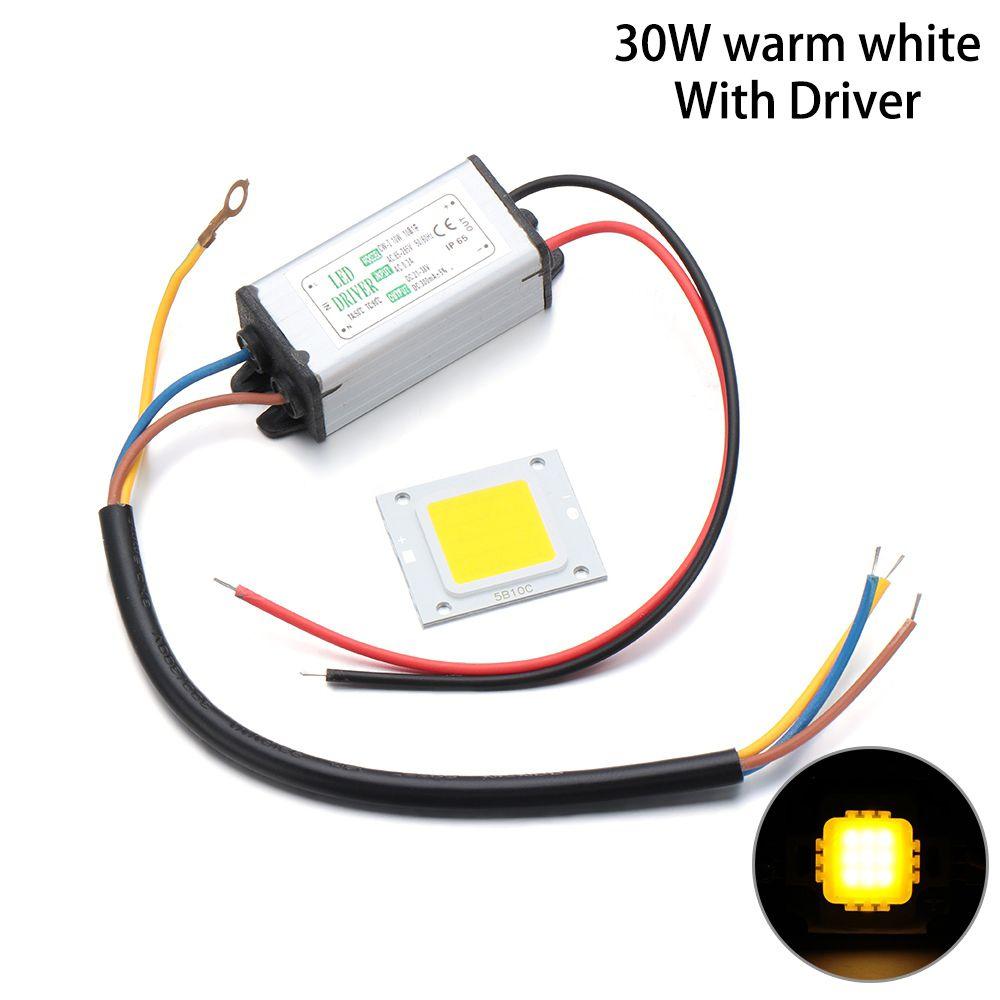 For Flood Bulb Lamp Light Source LED COB Chip 10W 20W 30W 50W 70W 100W with Power Supply Driver