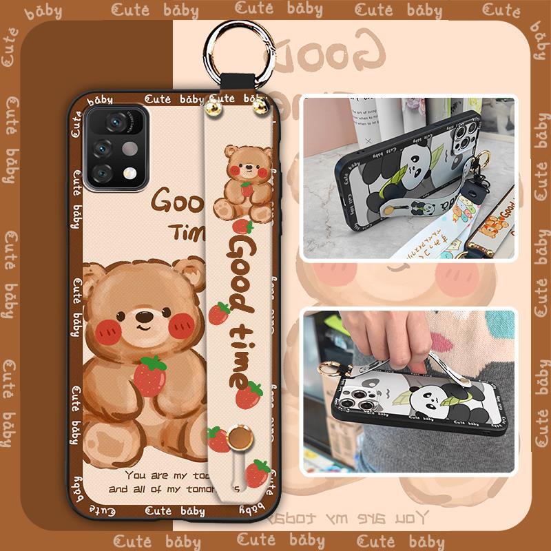 Wristband Back Cover Phone Case For UMIDIGI A11 Pro Max Waterproof Fashion Design Durable Phone Holder Soft case Lanyard