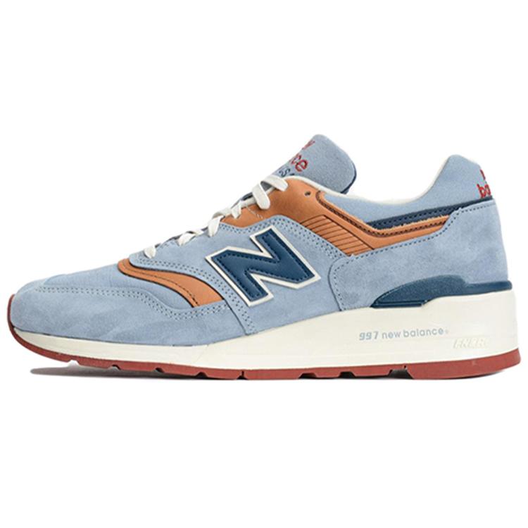 

новый New Balance NB 997 Противоскользящие и износостойкие Легкие Низкие Кроссовки для Бега Мужские Голубые 42.5