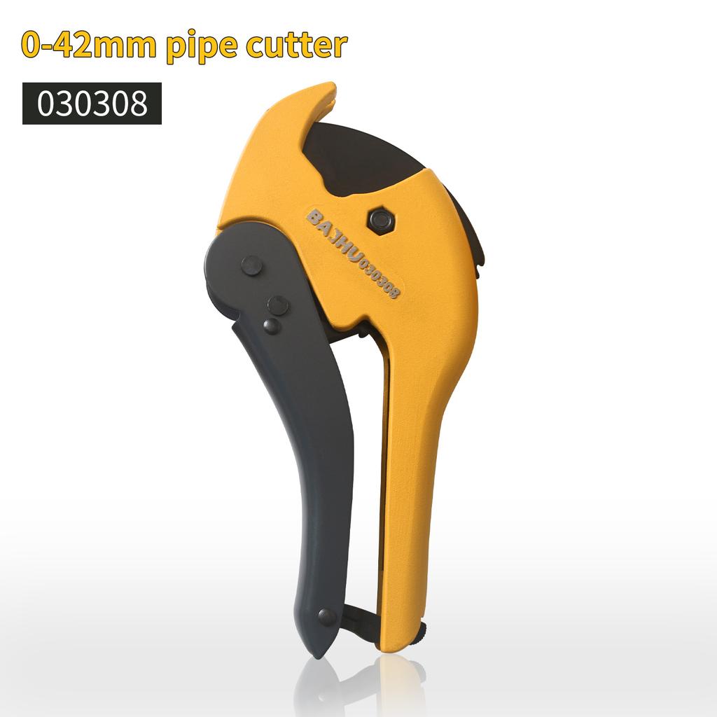 Pipe Cutter 33mm/42mm/63mm Aluminum Alloy Body Ratchet Scissors Tube Cutter PVC/PU/PP/PE Hose Cutting Hand Tools