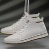 High Quality Mens Casual Shoes All-match Men Outdoor High Top Shoes Classic Genuine Leather Man Ankle Boots Non-Slip Biker Botas