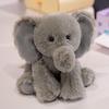 Elefante seduto simulato bambola panda giocattolo di peluche bambola tigre giraffa bambola calmante per bambini