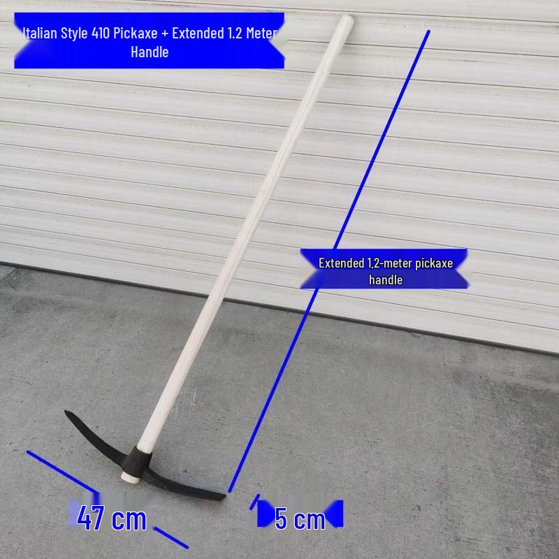 Brangdy High-Carbon Steel Forged Pickaxe