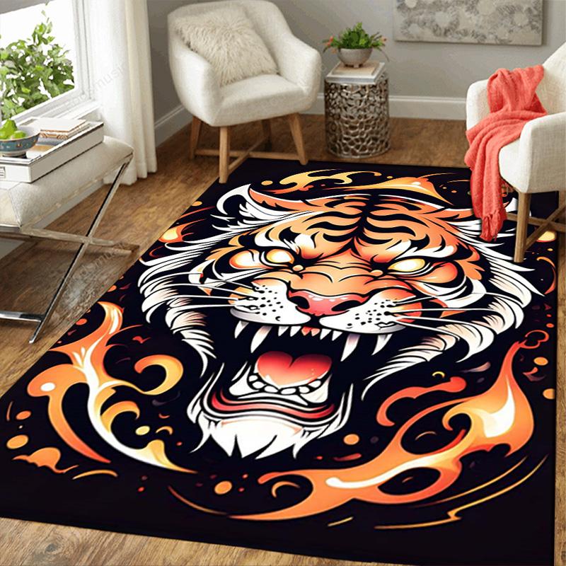 Tiger Rug Floor Mat for Living Room or Bedroom Soft and Comfortable Carpet a Gift for Birthday and Holiday.MFF0918290