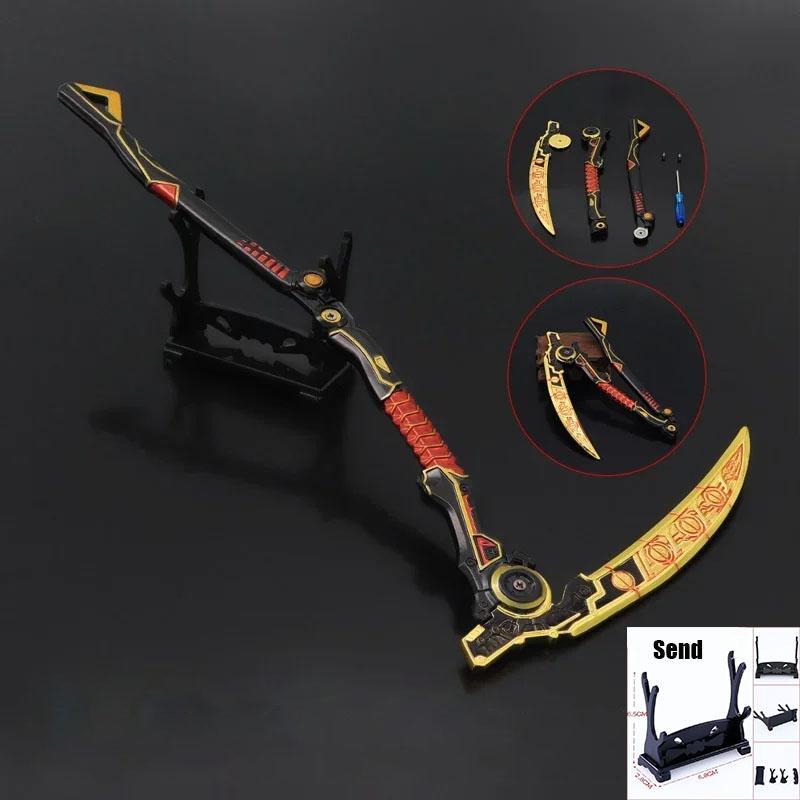 

30cm Apex Legends Game Peripheral Weapon Model Undead Death Grip Heirloom All Metal Toy Sword Samurai Detachable Boys Gifts