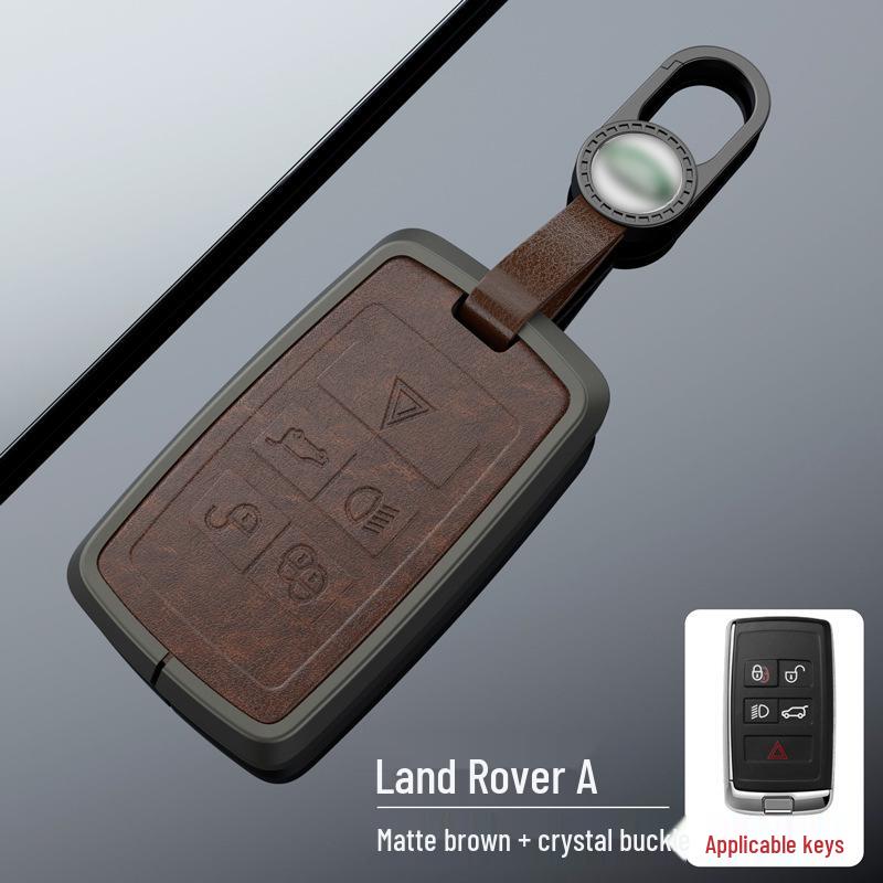 Land Rover Key Case for Range Rover, Evoque, Velar, Defender, Discovery, Sport, Freelander