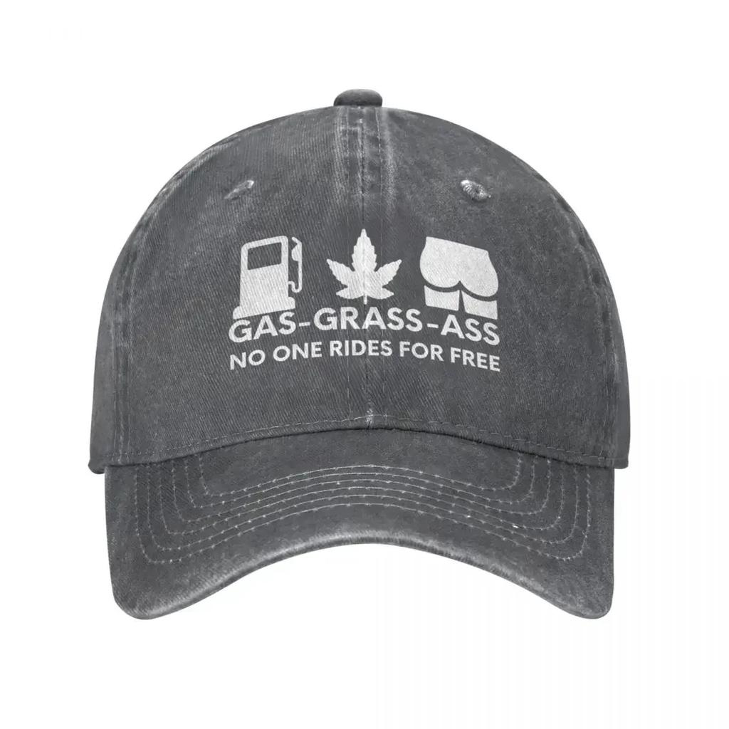 Gas Grass Ass Bumper Pack Baseball Cap Snap Back Hat Fluffy Hat Hat Men Women'S