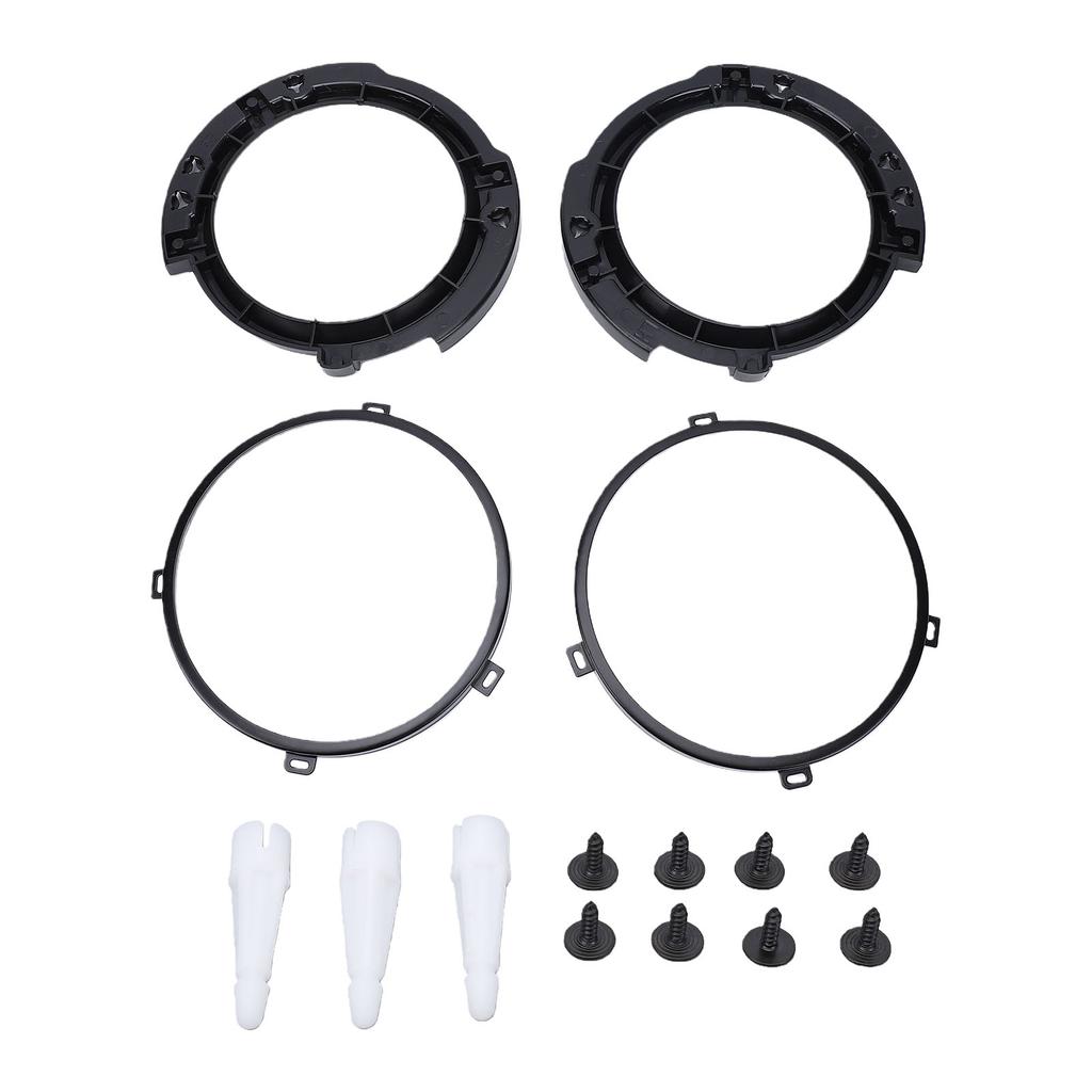 Headlight Mount Bracket Replacement for Wrangler JK 2007 2017 7 Inch Round Headlight Mounting Bracket Retaining Ring Set