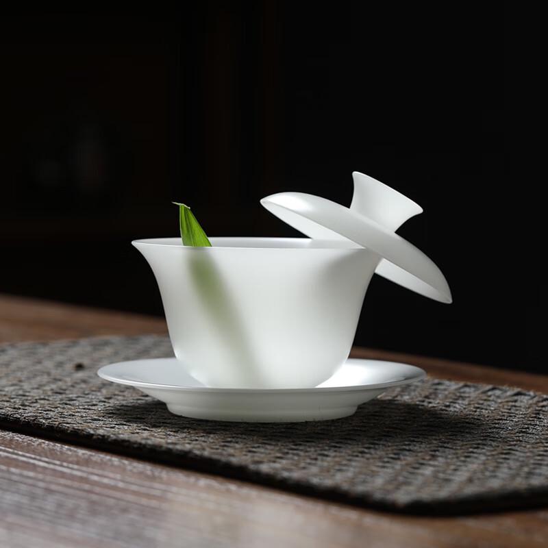 White Porcelain Thin-bodied Gaiwan