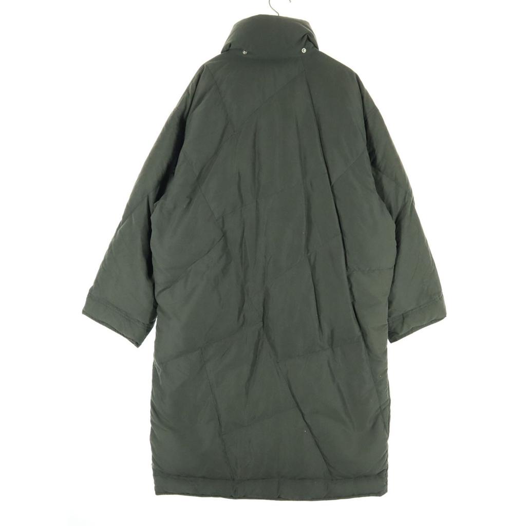 GEO SPIRIT made in Italy Langarm Daunenmantel 42 khaki Damen Gebraucht