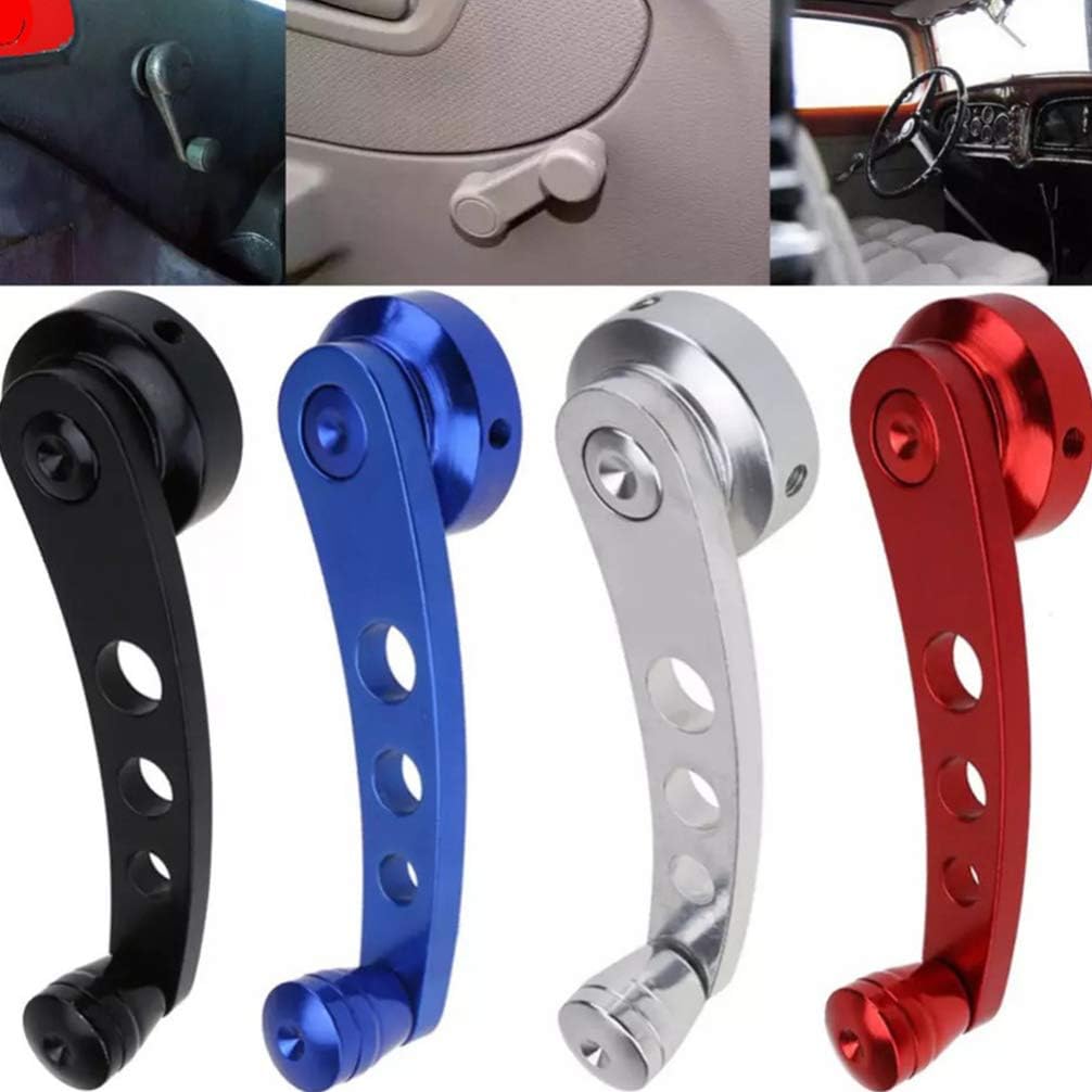 BESPORTBLE Window Crank Handle Aluminum Universal Car Wagon Door Window Crank Handle Winder Car Door Accessories (Black)