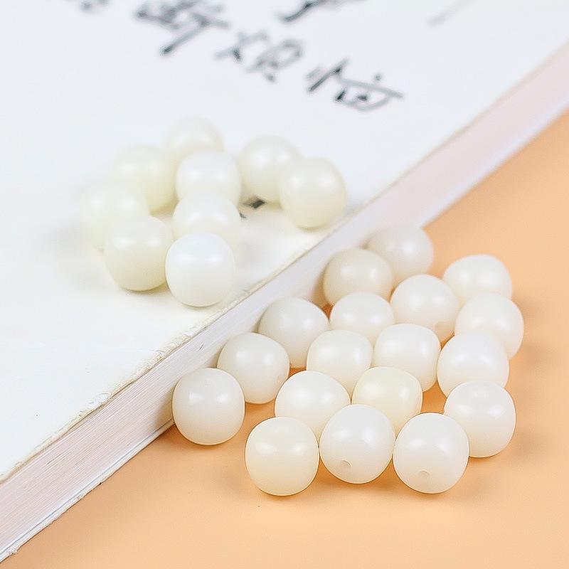 Natural Bodhi Root Barrel Beads 12x11MM DIY Buddhist Bracelet Spacer Accessories