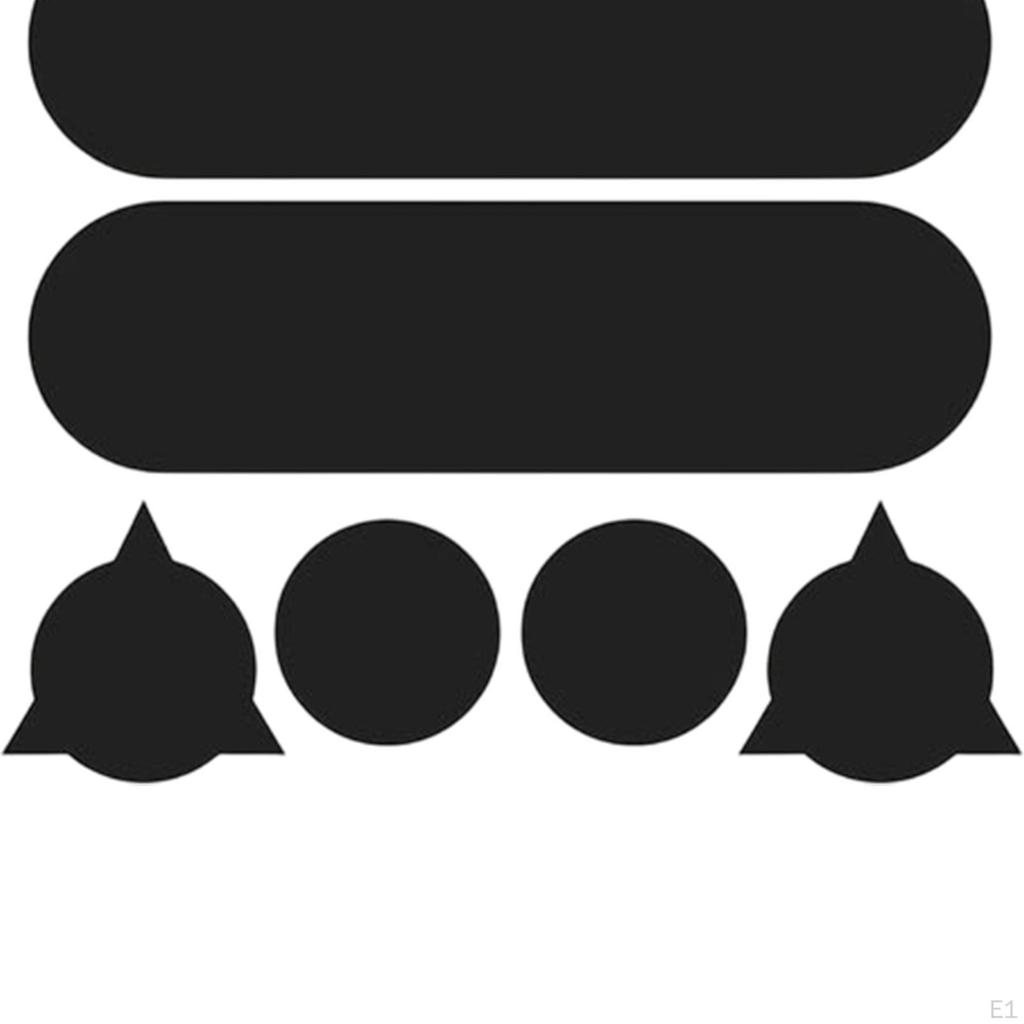 Reflective Sticker Warning Decor Easy to Install Multipurpose Black Tape Decal