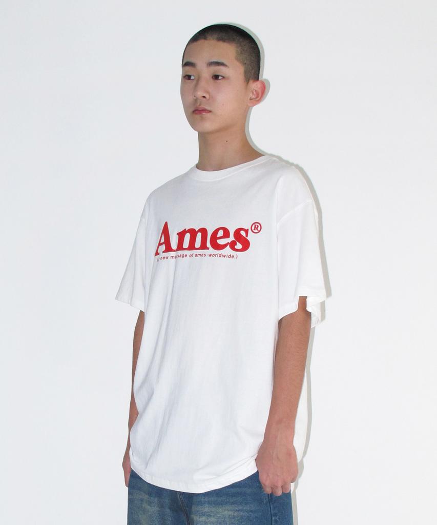 AMES-WORLDWIDE Basic Logo Tee White