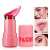 Lápiz labial en barra Jelly Blush Blush para labios y mejillas, de doble uso, de cuatro colores, Q-elastic, con contorno natural, que cambia de color y aclara, dos en uno