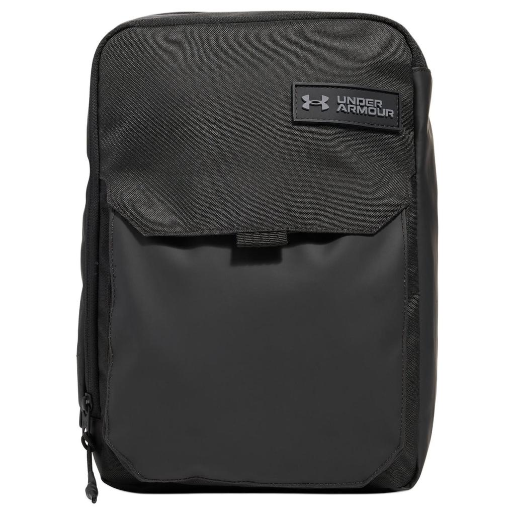 New Under Armour Polyester One Shoulder Crossbody Bag, Sling Bag Unisex Black 1388918-001