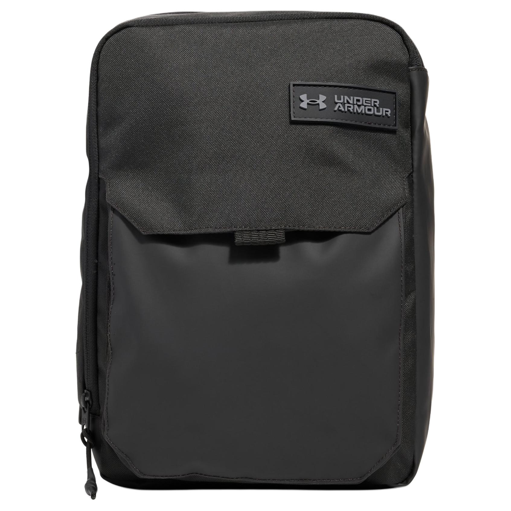 

Новая полиэстеровая сумка кроссбоди на одно плечо Under Armour, сумка-слинг унисекс черная 1388918-001 23.6*8.9*33.0CM