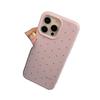 Korean Full Screen Polka Dots Are Suitable for iPhone16/17promax Mobile Phone Case Apple 15 Liquid 13 Skin Feeling 14 Sets
