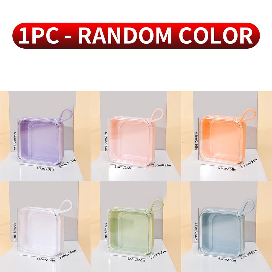 

6 шт./3 шт./1 шт. - Многофункциональная коробка для хранения, может хранить пуховки, товары для нейл-арта, мелкие предметы и т. д.