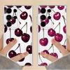Fruit Cherry Phone Cover Case for Samsung Galaxy S26 S22 FE S24 S21 Note 20 Ultra 10 S25 Edge S20 Plus S23 Ultra