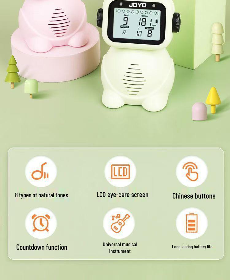 Human Voice Metronome JM93 for Piano, Guitar, Guzheng, Drum - Universal Music Rhythm Device